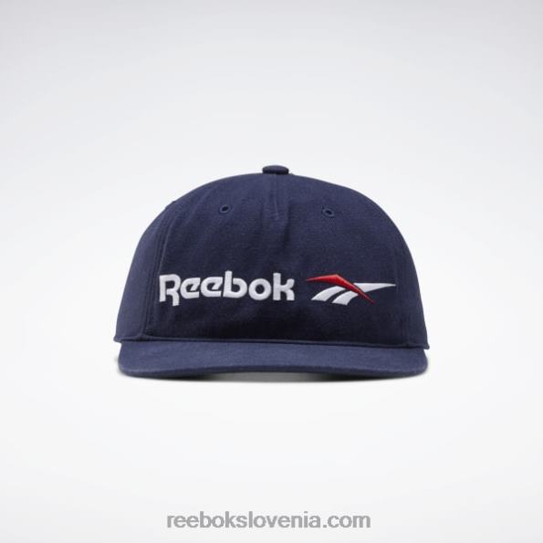 Reebok klasični vektorski klobuk z ravnim šiltom R22JR1009 vektorska mornarica