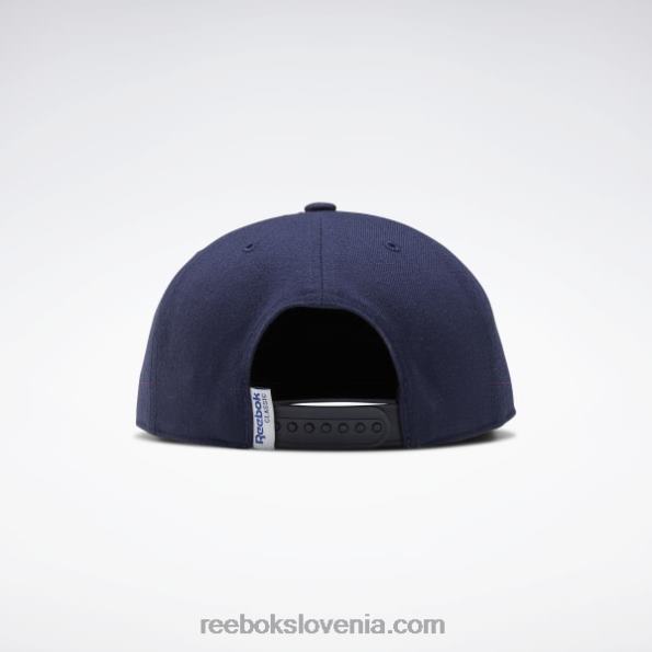 Reebok klasični vektorski klobuk z ravnim šiltom R22JR1009 vektorska mornarica