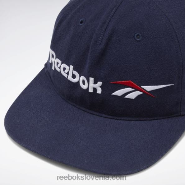 Reebok klasični vektorski klobuk z ravnim šiltom R22JR1009 vektorska mornarica