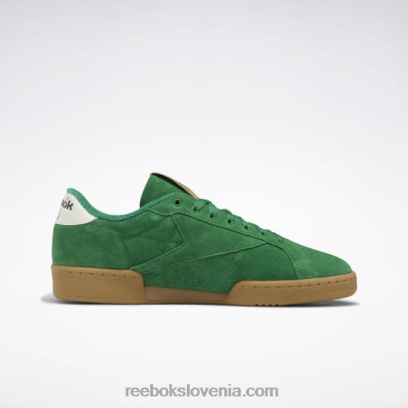 Reebok club c 85 terenski čevlji R22JR334 glen zelena/vektor rdeča/reebok gumijasta guma-04