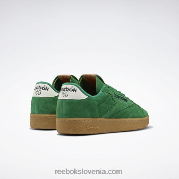 Reebok club c 85 terenski čevlji R22JR334 glen zelena/vektor rdeča/reebok gumijasta guma-04