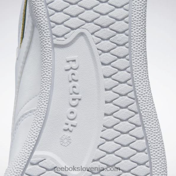 Reebok club c 85 veganski čevlji R22JR313 ftwr bela/svetovno zlata/temno zelena