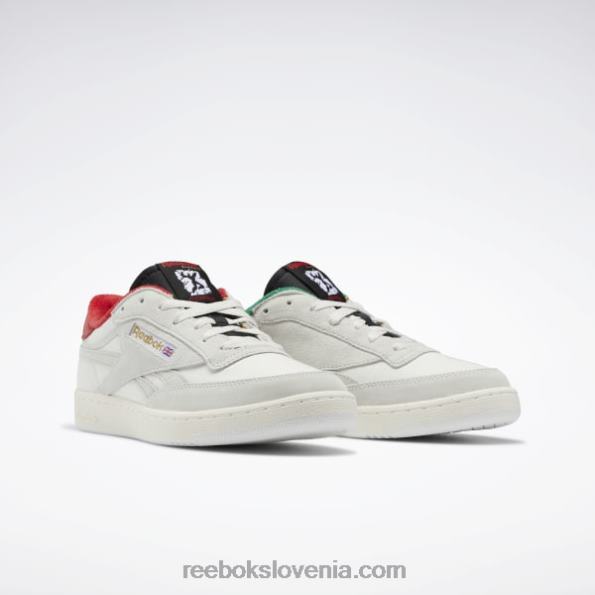 Reebok club c revenge čevlji R22JR354 čisto siva 1/črna/zelena