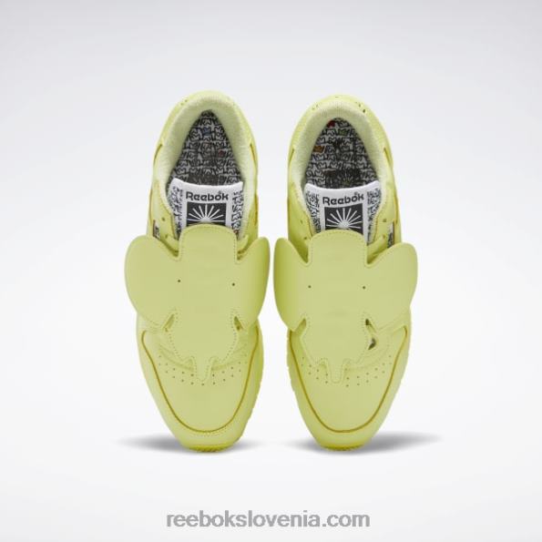 Reebok eames klasični usnjeni čevlji R22JR544 cool aloe/core black