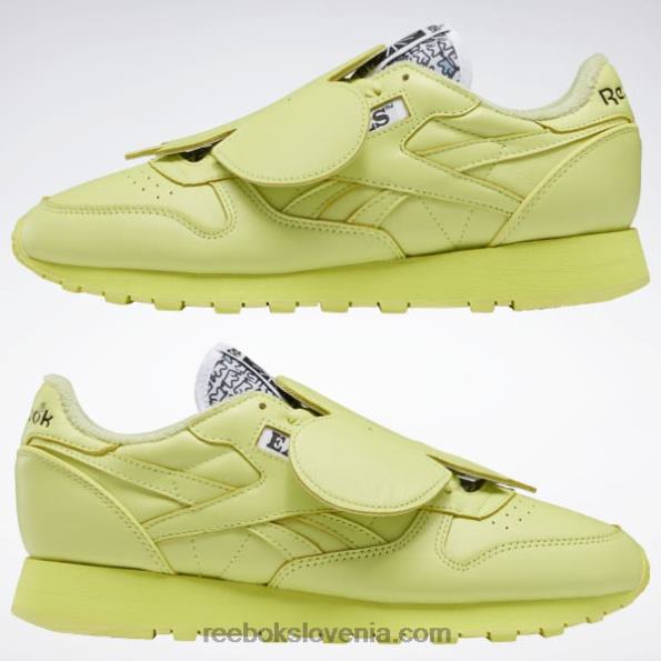 Reebok eames klasični usnjeni čevlji R22JR544 cool aloe/core black