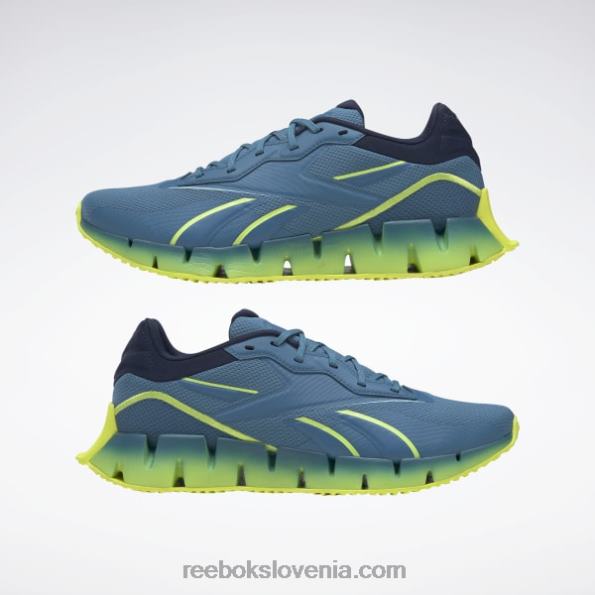 Reebok čevlji zig dynamica 4 R22JR195 jekleno modra s23-r/solarno kislinsko rumena/vektorsko modra