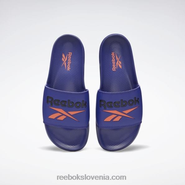Reebok klasični tobogan R22JR399 krepko vijolična/oranžna flare/jedro črna