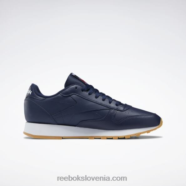 Reebok klasični usnjeni čevlji R22JR105 vektor navy/ftwr bela/reebok gume-03