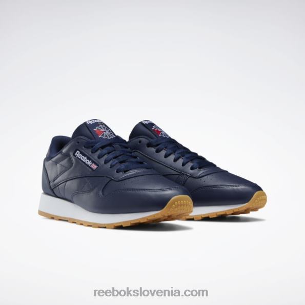 Reebok klasični usnjeni čevlji R22JR105 vektor navy/ftwr bela/reebok gume-03