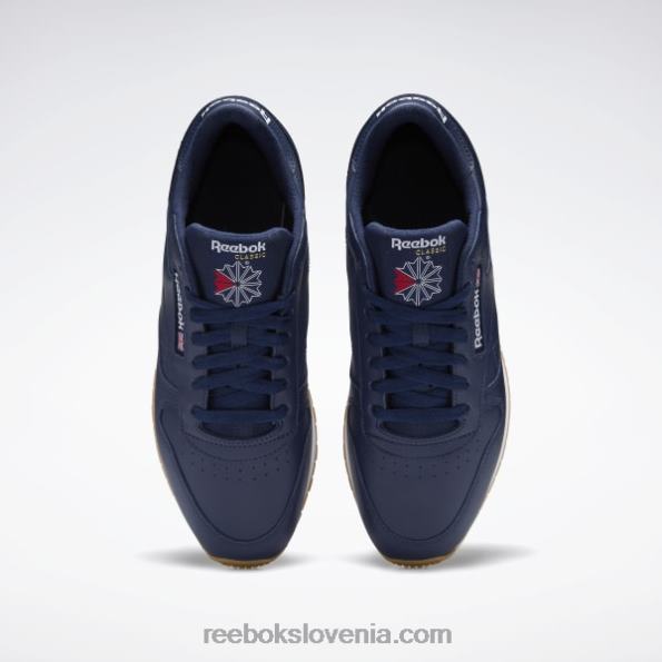 Reebok klasični usnjeni čevlji R22JR105 vektor navy/ftwr bela/reebok gume-03