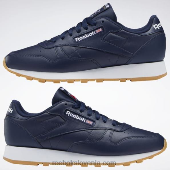 Reebok klasični usnjeni čevlji R22JR105 vektor navy/ftwr bela/reebok gume-03