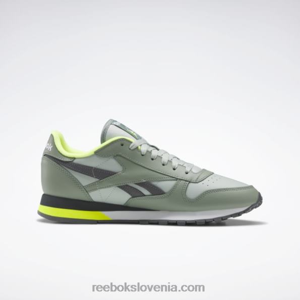 Reebok klasični usnjeni čevlji R22JR123 harmonija zelena/morski sprej/čista siva 7