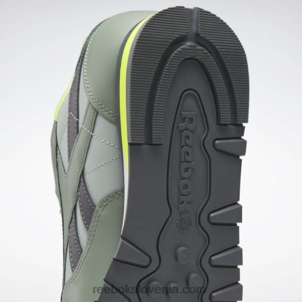 Reebok klasični usnjeni čevlji R22JR123 harmonija zelena/morski sprej/čista siva 7