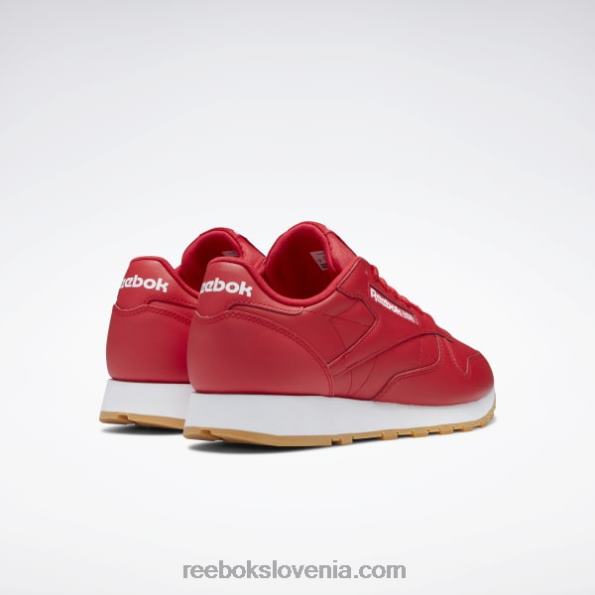 Reebok klasični usnjeni čevlji R22JR126 vektor rdeča/ftwr bela/reebok gume-03