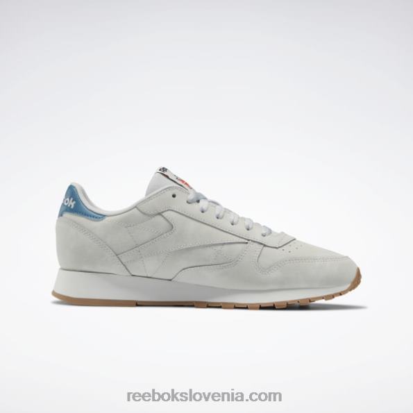 Reebok klasični usnjeni čevlji R22JR135 čisto siva 2/čisto siva 1/jekleno modra s23-r