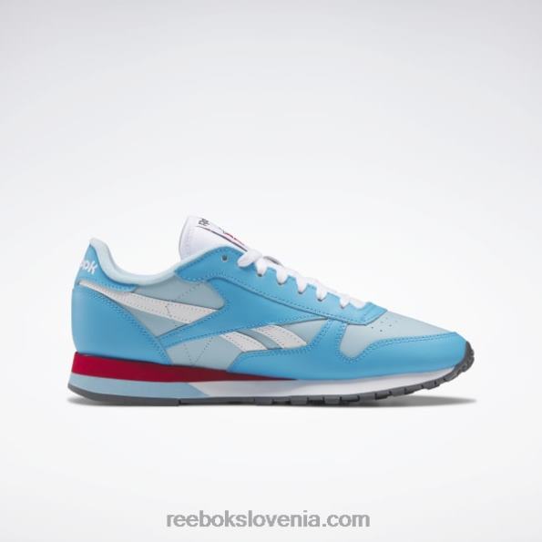 Reebok klasični usnjeni čevlji R22JR201 sijoča ​​aqua/modra biserna/ftwr bela
