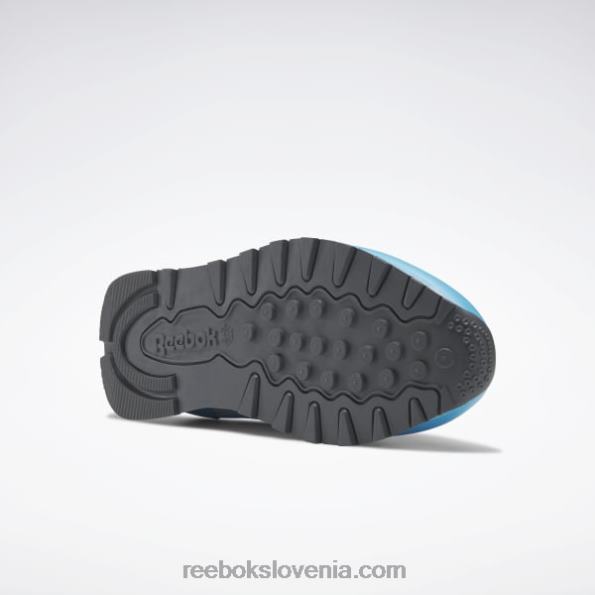 Reebok klasični usnjeni čevlji R22JR201 sijoča ​​aqua/modra biserna/ftwr bela