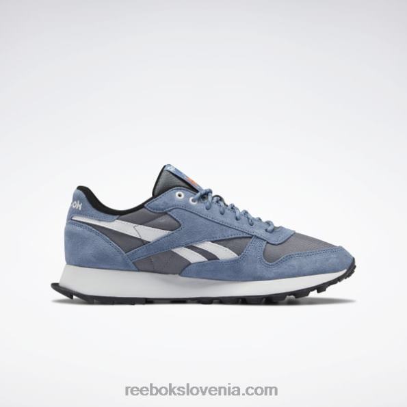 Reebok klasični usnjeni čevlji R22JR39 hladno siva 6/modra skrilavec/jedro črna
