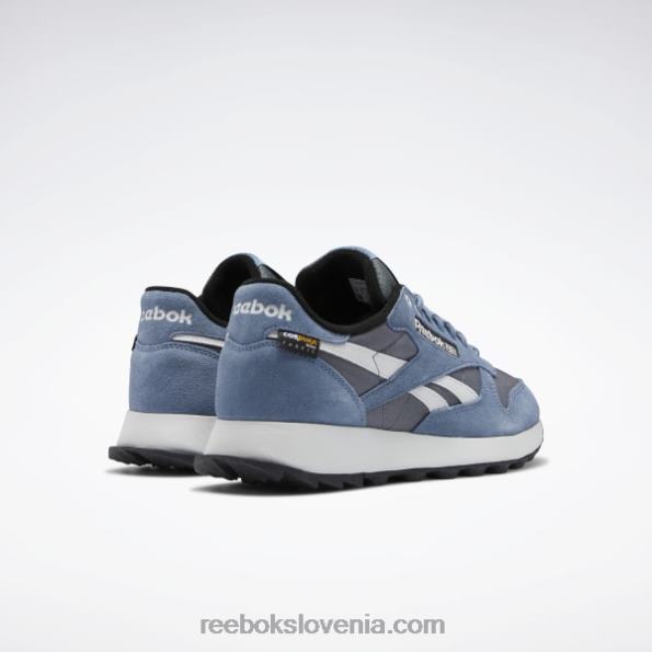 Reebok klasični usnjeni čevlji R22JR39 hladno siva 6/modra skrilavec/jedro črna
