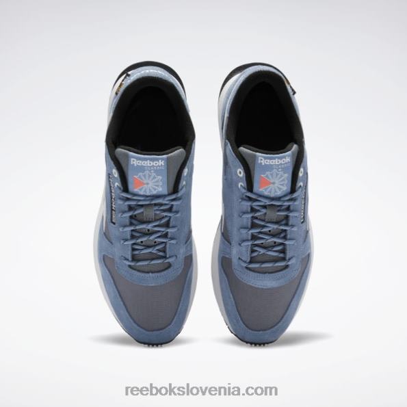 Reebok klasični usnjeni čevlji R22JR39 hladno siva 6/modra skrilavec/jedro črna