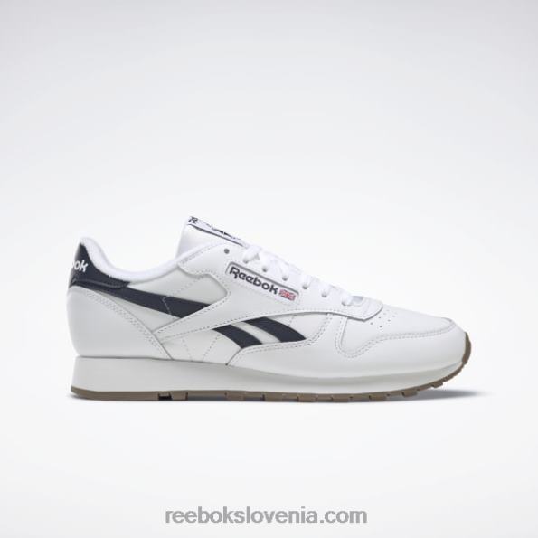 Reebok klasični usnjeni čevlji R22JR49 ftwr bela/vektor mornarsko modra