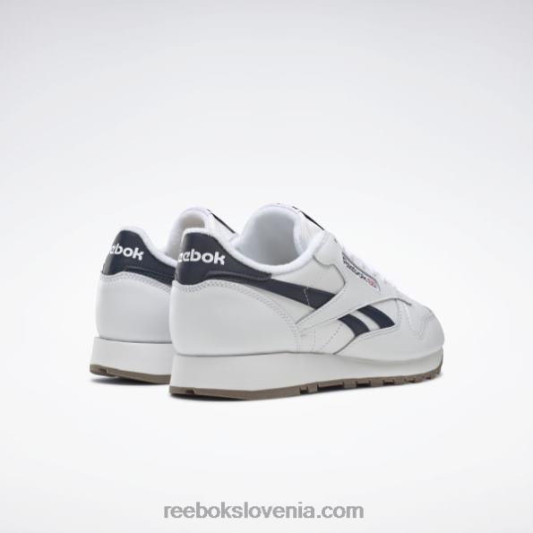Reebok klasični usnjeni čevlji R22JR49 ftwr bela/vektor mornarsko modra