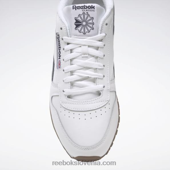 Reebok klasični usnjeni čevlji R22JR49 ftwr bela/vektor mornarsko modra