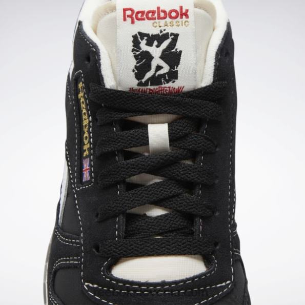 Reebok klasični usnjeni čevlji R22JR530 jedro črno/ftwr belo/vektorsko rdeče