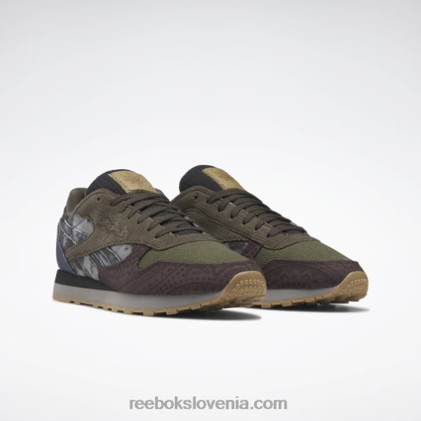 Reebok klasični usnjeni čevlji R22JR643 fugirna masa f23/bujna zemlja/dimni indigo