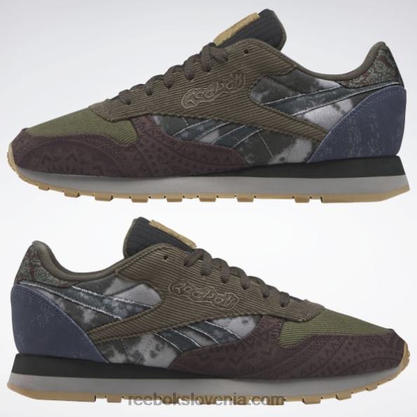 Reebok klasični usnjeni čevlji R22JR643 fugirna masa f23/bujna zemlja/dimni indigo