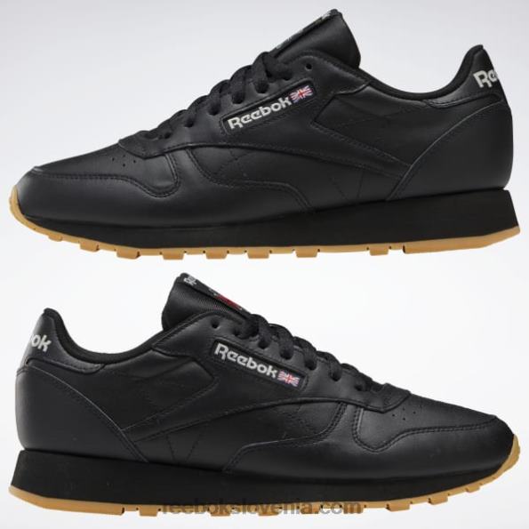 Reebok klasični usnjeni čevlji R22JR78 core black/pure grey 5/reebok rubber gum-03
