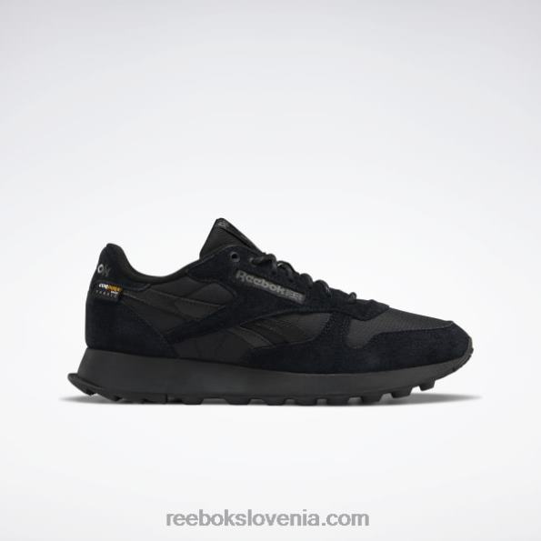 Reebok klasični usnjeni čevlji R22JR965 jedro črno/čisto sivo 7