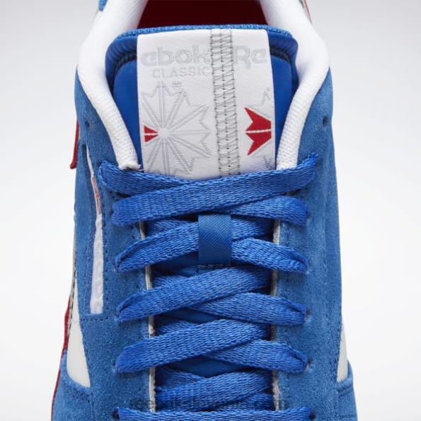 Reebok klasični usnjeni čevlji so vaši R22JR88 vektor modra/vektor rdeča/ftwr bela