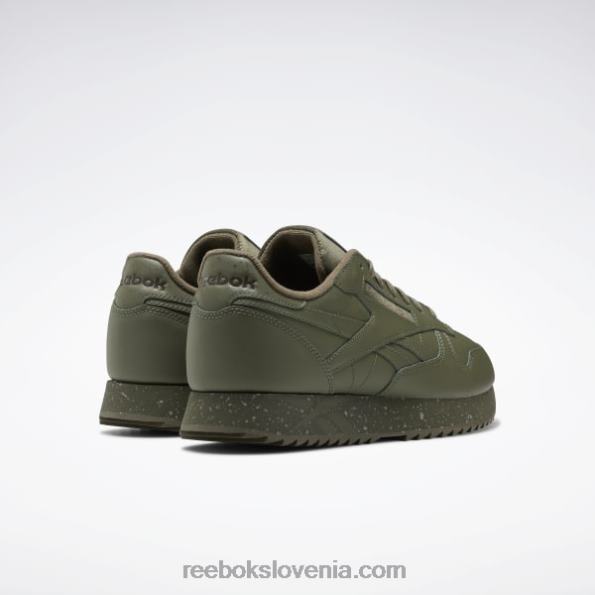 Reebok klasični usnjeni čevlji z valovi R22JR238 lovsko zelena/čisto siva 3/vojaško zelena