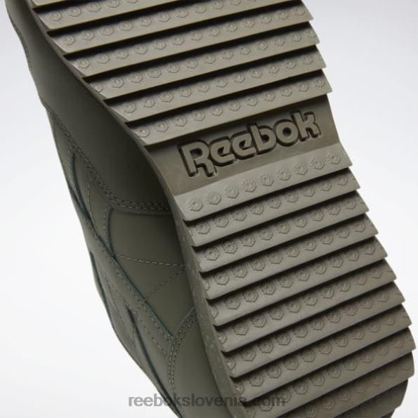 Reebok klasični usnjeni čevlji z valovi R22JR238 lovsko zelena/čisto siva 3/vojaško zelena