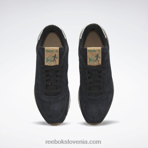 Reebok klasični usnjeni vintage čevlji iz leta 1983 R22JR333 core black/glen green/reebok rubber gum-04