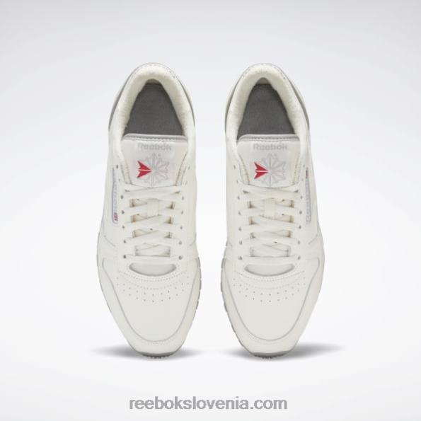 Reebok klasični usnjeni vintage čevlji iz leta 1983 R22JR767 kreda/vektor rdeča