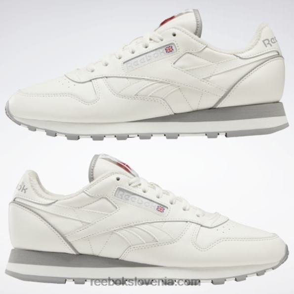 Reebok klasični usnjeni vintage čevlji iz leta 1983 R22JR767 kreda/vektor rdeča