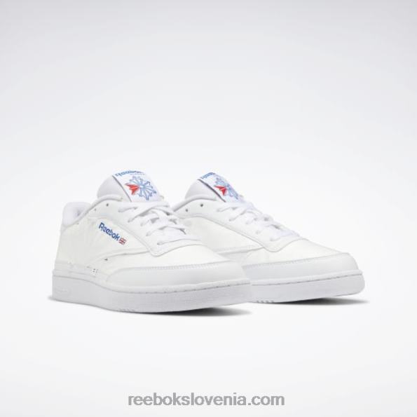 Reebok klubski čevlji c 85 x u R22JR452 ftwr bela/vektorsko modra