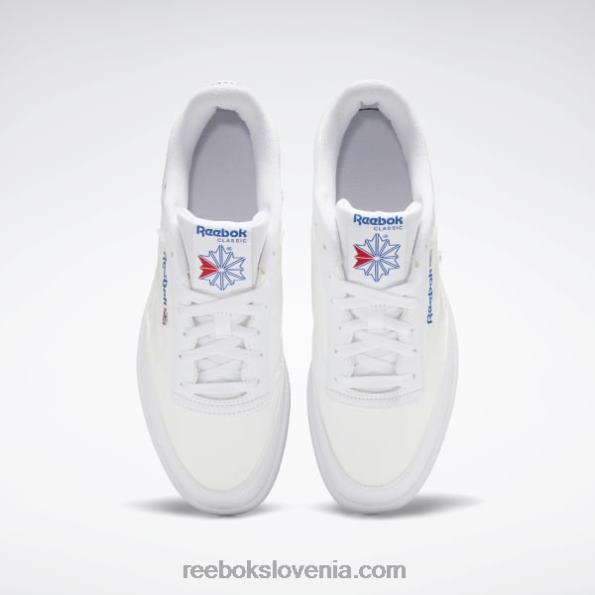 Reebok klubski čevlji c 85 x u R22JR452 ftwr bela/vektorsko modra