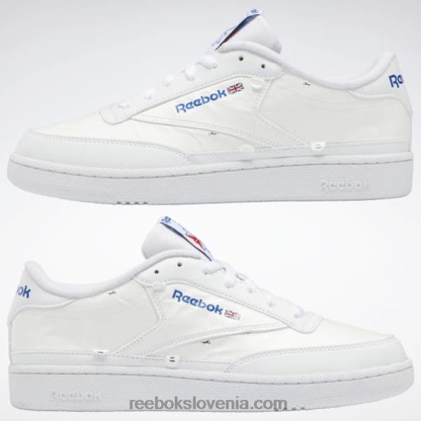 Reebok klubski čevlji c 85 x u R22JR452 ftwr bela/vektorsko modra