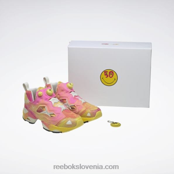 Reebok smiley instapump fury čevlji R22JR197 kreda/jedro črna