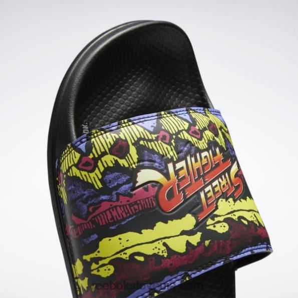 Reebok street fighter klasični tobogani R22JR432 jedro črno