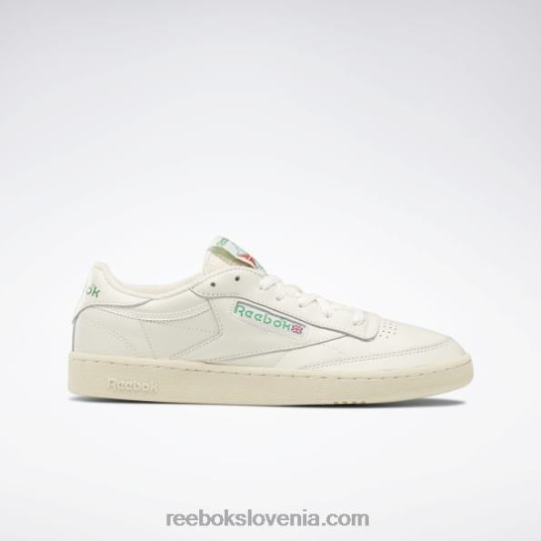 Reebok vintage čevlji club c 85 R22JR11 kreda/papirnato bela/glen zelena
