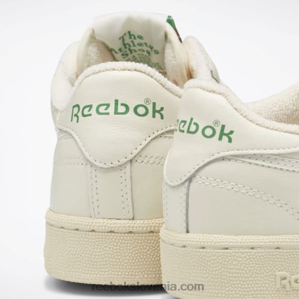 Reebok vintage čevlji club c 85 R22JR11 kreda/papirnato bela/glen zelena