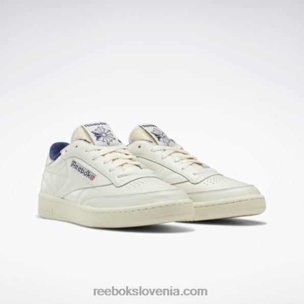 Reebok vintage čevlji club c 85 R22JR12 kreda/alabaster/vektorska mornarica