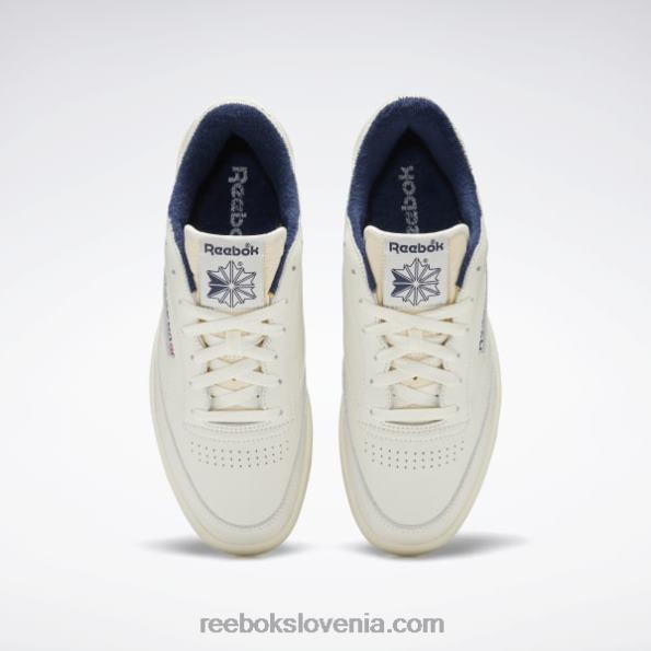 Reebok vintage čevlji club c 85 R22JR12 kreda/alabaster/vektorska mornarica