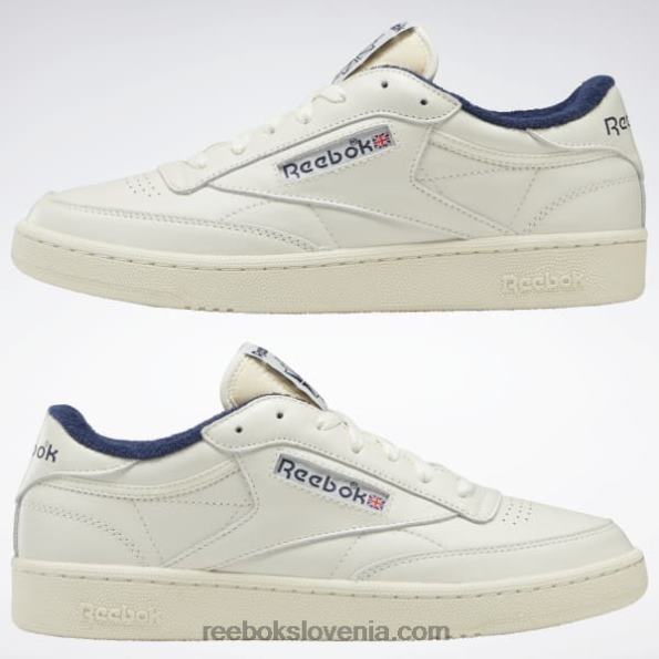 Reebok vintage čevlji club c 85 R22JR12 kreda/alabaster/vektorska mornarica