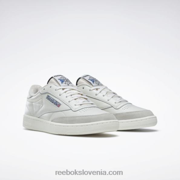 Reebok vintage čevlji club c 85 R22JR174 kreda/črna/vektorsko modra