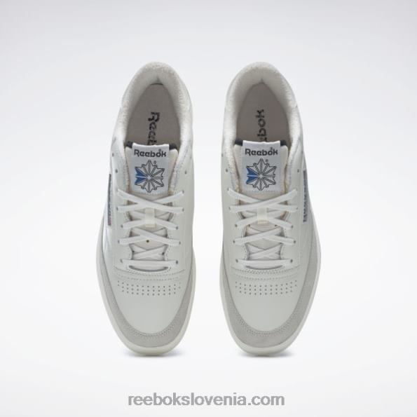 Reebok vintage čevlji club c 85 R22JR174 kreda/črna/vektorsko modra